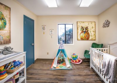 Safe and comfortable rooms for family visits