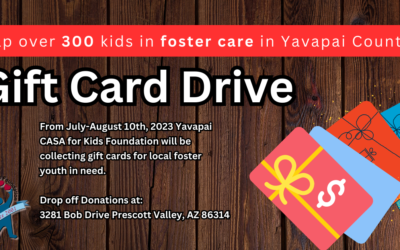 Exciting Announcement: Gift Card Drive to Benefit Foster Children in Yavapai County